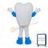 Cartoon Tooth Mascot Adult Costume