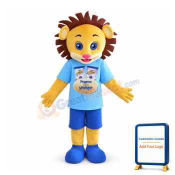 Advertising Lion Mascot Costume