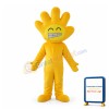 Cartoon Yellow Palm Man Mascot Costume