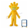 Cartoon Yellow Palm Man Mascot Costume