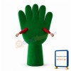 Deluxe Green Hand Lightweight Mascot Costume For Adult