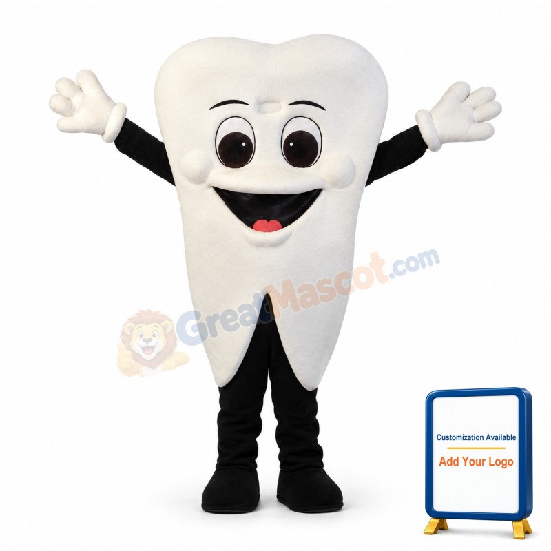 Cartoon Tooth Lightweight Mascot Costume For Adult