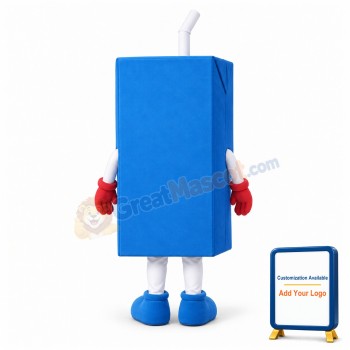 Customized Cartoon Tetra Pack Lightweight Mascot Adult Costume