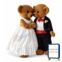 Wedding Teddy Bears Mascot Adult Costume