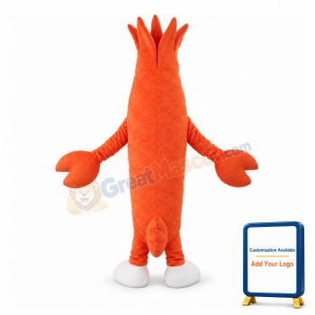 Cartoon Old Mantis Shrimp Cartoon Mascot Adult Costume