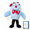 Cute Cartoon Blue Dolphin Mascot Adult Costume