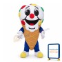 Deluxe Cartoon Ice Cream Cone Mascot Adult Costume