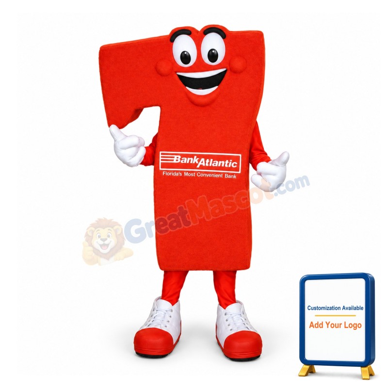 Bank Atlantic–7 Mascot Adult Costume