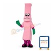 Deluxe Cartoon Pink Spoon Mascot Adult Costume