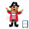 Surprised Captain Pirate Mascot Costume