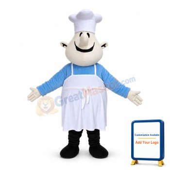 Friendly Fat Chef Mascot Adult Costume