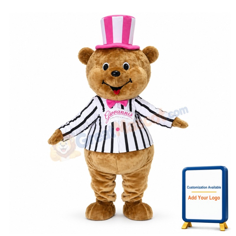 Lovely American Teddy Bear Mascot Costume