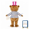 Lovely American Teddy Bear Mascot Costume