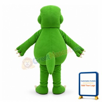 Adult Size Green Dragon Mascot Costume