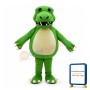 Adult Size Green Dragon Mascot Costume