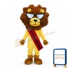 Advertising Cartoon Yellow Lion Mascot Costume