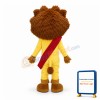 Advertising Cartoon Yellow Lion Mascot Costume