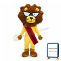 Advertising Cartoon Yellow Lion Mascot Costume