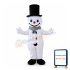 Gentleman Snowman Mascot Costume
