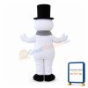 Gentleman Snowman Mascot Costume