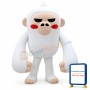 Angry White Gorilla Cartoon Mascot Adult Costume