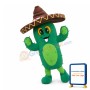 Cartoon Mexican Cactus Mascot Adult Costume