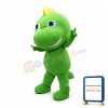 Cute Cartoon Green Dinosaur Baby Mascot Adult Costume