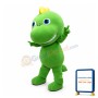 Cute Cartoon Green Dinosaur Baby Mascot Adult Costume
