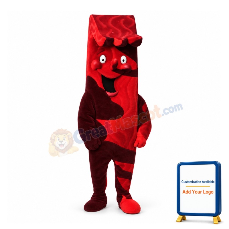 Adult Size Cartoon Beef Stir Fry Strip Mascot Costume
