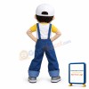 Korean Boy Mascot Adult Costume