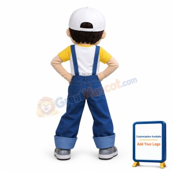 Korean Boy Mascot Adult Costume