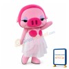 Cute Cartoon Pink Pig Girl Mascot Costume