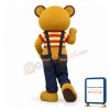 Lazy Curucuru the Brown Bear Boy Mascot Costume