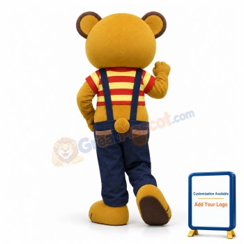 Lazy Curucuru the Brown Bear Boy Mascot Costume