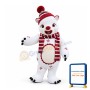 Clown White Bear Mascot Adult Costume