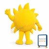 Cool Cartoon Sun Lightweight Mascot Adult Costume