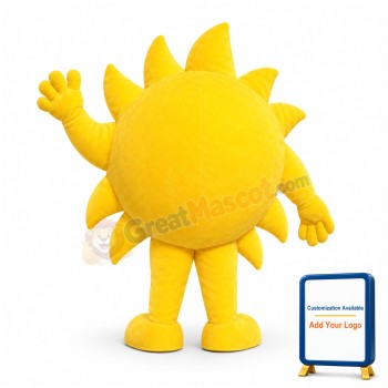 Cool Cartoon Sun Lightweight Mascot Adult Costume