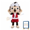 Cute Monkey King Cartoon Mascot Adult Costume