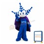 Adult Blue Pine Leaf Boy Cartoon Mascot Costume