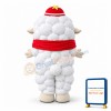 Cool Fluffy Sheep Mascot Adult Costume