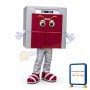 Lightweight Cartoon Red Radio Mascot Adult Costume