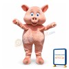 Cute Pig Mascot Adult Costume