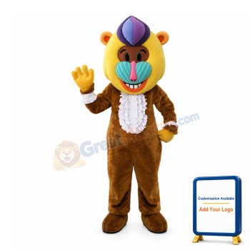 Mandrill Mascot Adult Costume