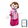 Cute Korean Girl Monkey Mascot Costume