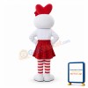 Cute Cartoon Rabbit Mascot Adult Costume