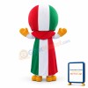 Adventurous Pororo the Little Penguin Mascot Adult Costume