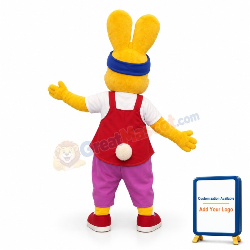 Pascoal the Lacta Easter Rabbit Mascot Adult Costume