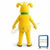 Yellow Dog With Big Purple Nose Mascot Adult Costume