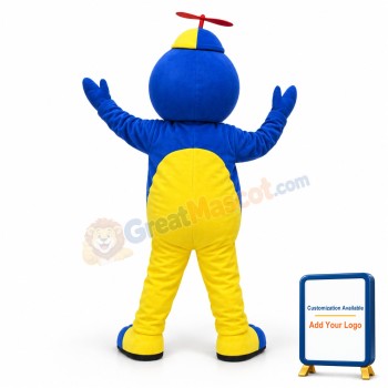 Adult Blue Head Duck Cartoon Mascot Costume