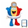 Billy Ball Lightweight Mascot Adult Costume